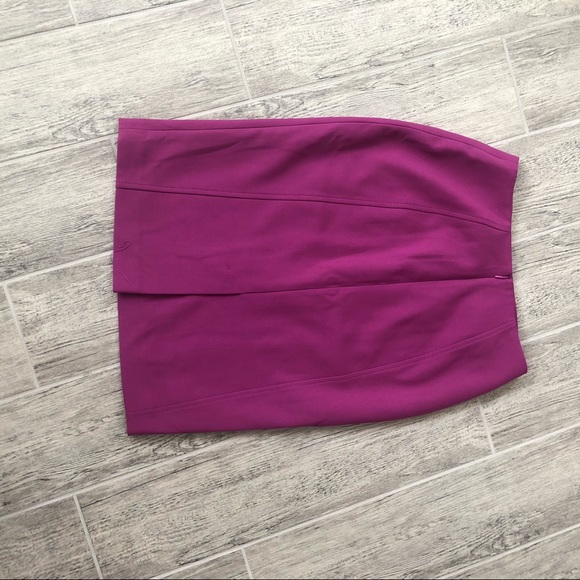Halogen Fuschia Mini Pencil Skirt - Picture 2 of 3
